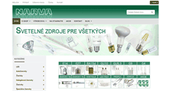 Desktop Screenshot of narva-slovakia.sk